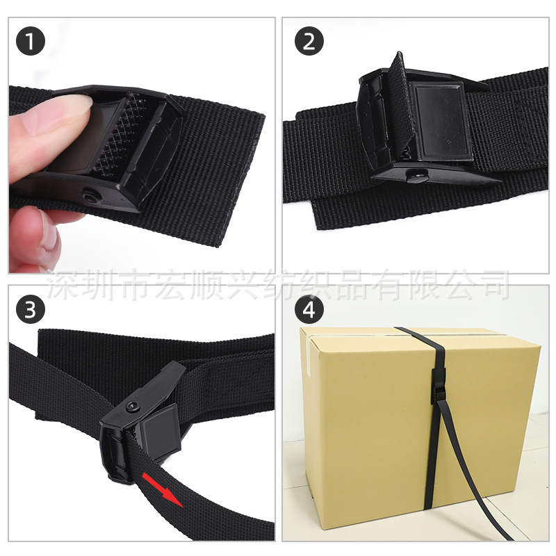 Aleación de zinc hebilla Cinturón de sujeción de carga tensor de cinturón de fijación de equipaje cinturón de fijación de coche