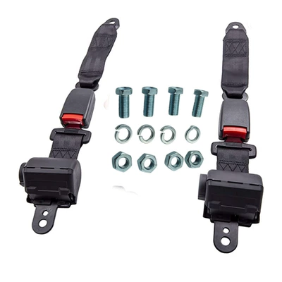 seat belt factory wholesale — Car seat belt - semi-closed-30cm-webbing-base-with-a-complete-set-of-screws-two-sets-one-in