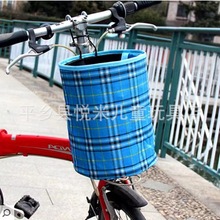 自行车篮子前车筐儿童单车挂篮折叠车菜篮车篓山地车篮筐防水帆布