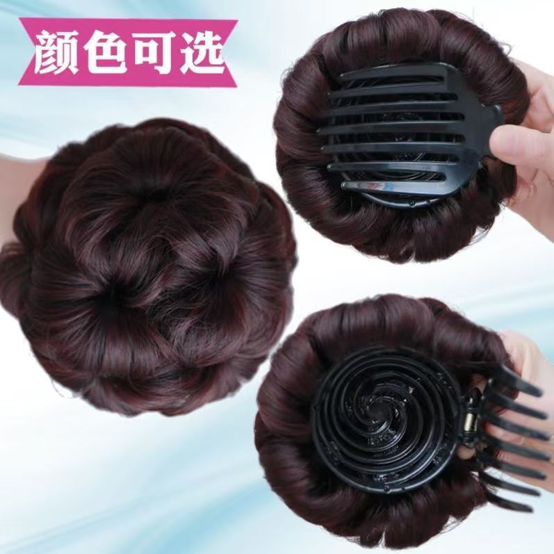 2026 New Model Hairpiece with Nine Flower Claw Clips for Girls' Updos, Bun Hair Clip, Bud Hair Style 2026 New Model Hairpiece with Nine Flower Claw Clips for Girls' Updos, Bun Hair Clip, Bud Hair Style