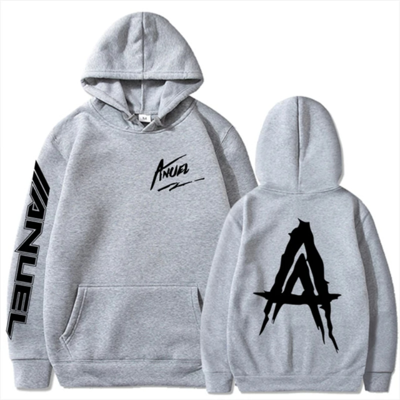 Primavera y Autumn Hooded Anuel AA Real Hasta La Muerte Print