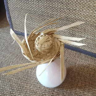 Handmade Straw and Willow Wine Stopper Craft Decoration Bottle Stopper Bamboo Weaving Custom Made Cattail Craft Custom Handmade Weaving Art