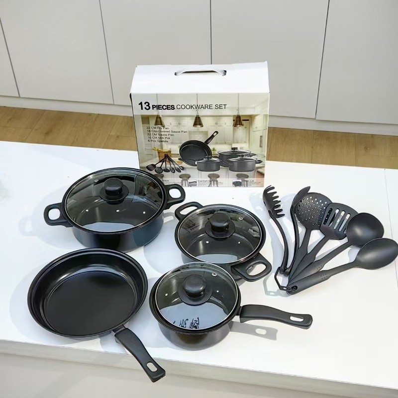 外国貿易の人気商品の十三セットの鍋は四セットの鍋を持っています。|undefined