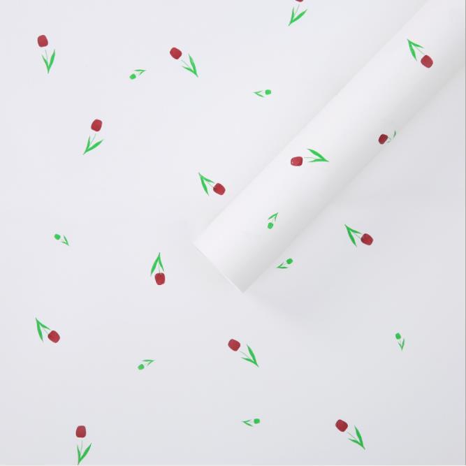 Flores de nuevo producto de papel de embalaje floral de dos colores florista paquete de flores de papel de embalaje de regalos materiales de embalaje