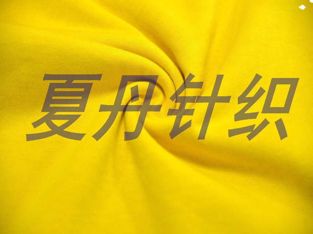 兰精人棉紧密纺平纹罗纹双面布空气层T桖料，人棉OE汗布供应面料