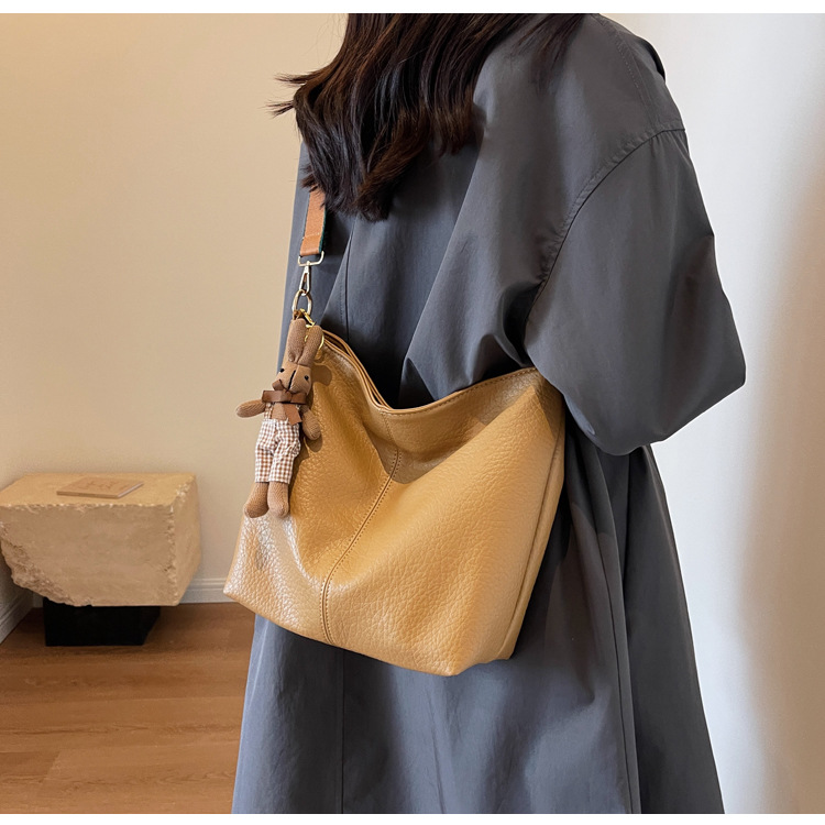 Borsa a secchiello donna grande capacità borsa a tracolla_voghion.com