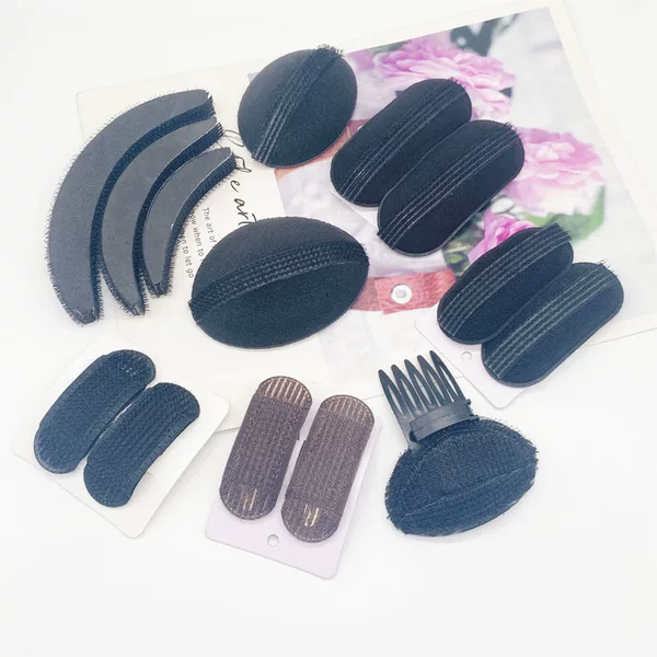 Hair pad head fluffy artifact two sides increased hair pad back head pad hair piece invisible hair root clip high Skull top female