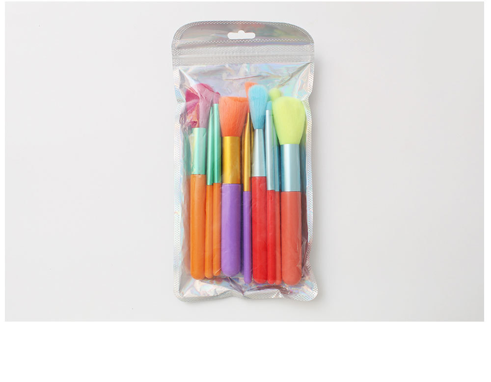 Casual Artificial Fiber Plastic Plastic Handle Makeup Brushes 1 Set display picture 2