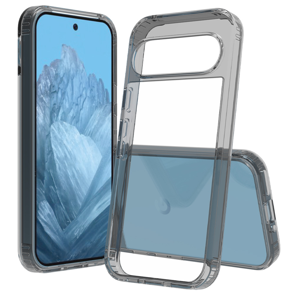 Aplicable a Google Pixel 10 Pro caja transparente a prueba de caídas acrílico transparente 9A funda 1.5mm fábrica amarilla