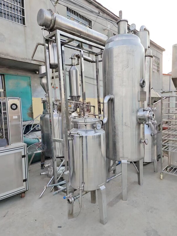 Sales Used Single-effect Concentrated Evaporator Double-effect Concentrated Evaporator Used Chinese Medicine Concentrated Extraction Unit