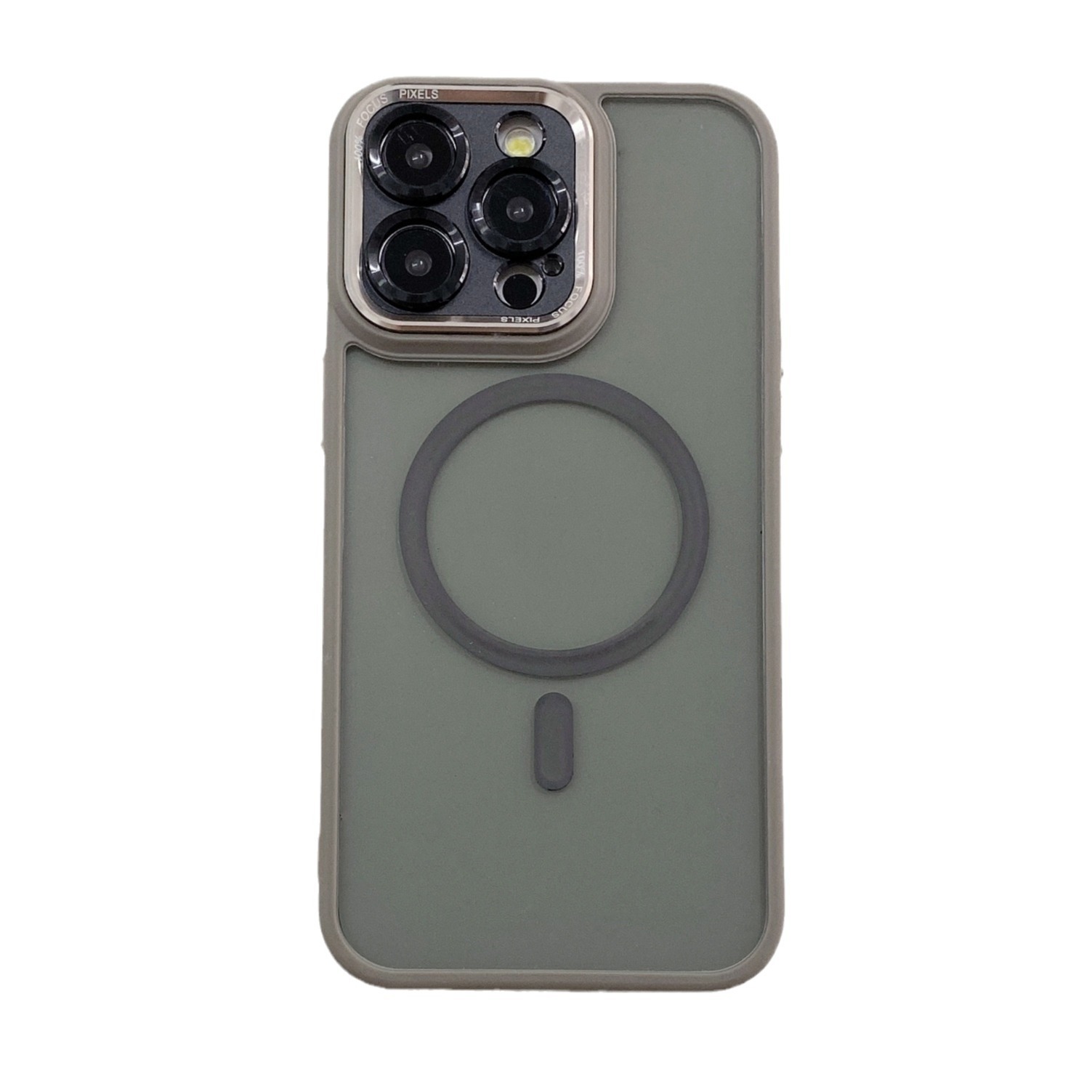 Nuevo modelo de funda magnética de precisión con orificio tipo ojo de águila, compatible con iPhone 17 Pro Max, funda protectora rígida transparente para Apple 16.