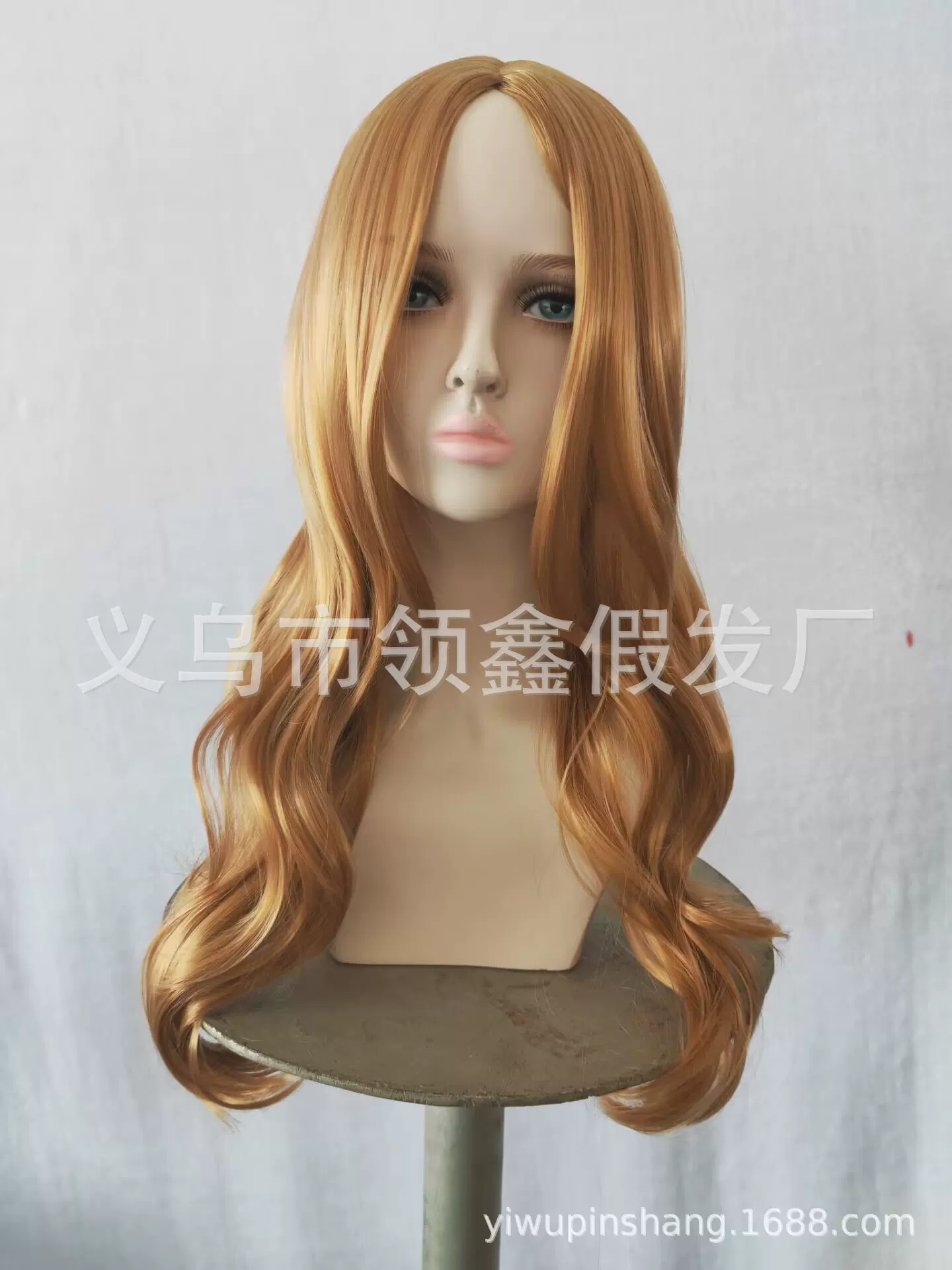 美剧M3GAN/梅根cos假发 Megan 假发 中分长卷发浅棕卷发现货