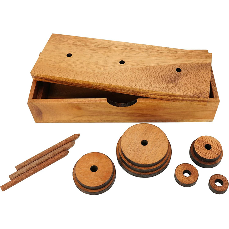 Divertido rompecabezas de madera, juego de mesa, educación temprana para niños, forma intelectual, juego de combinación, bloque de construcción, juego de torre apilado, juguete