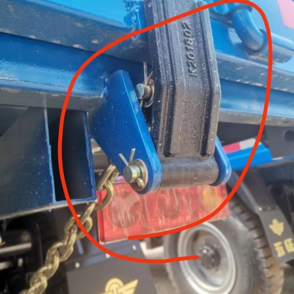 五征原厂配件农用三轮车翻斗自卸开启板 链子改装后门自卸开启钩