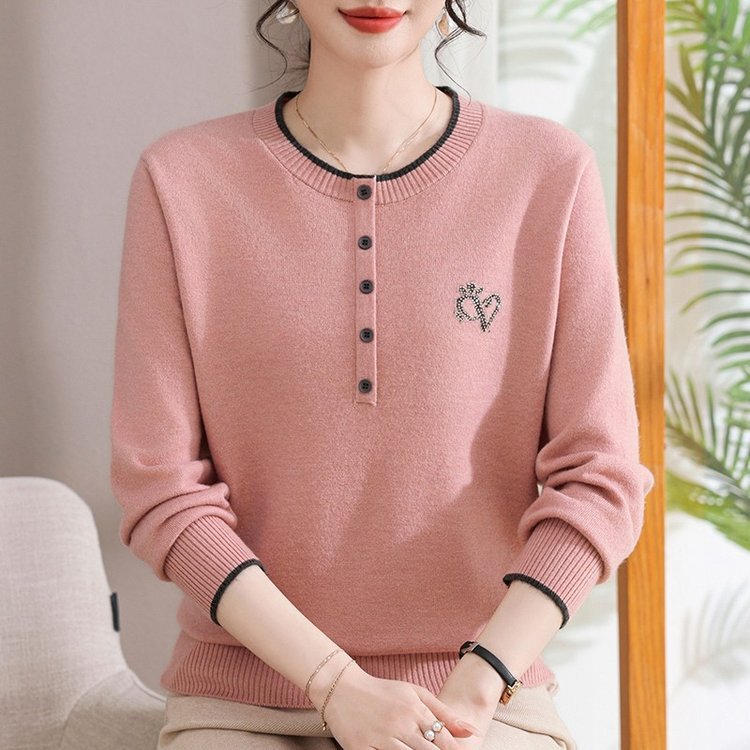 Fashion Casual Women's Clothing Mom's Sweater Knitwear Nanxi Phoenix Autumn and Winter New Daily Commuting Style