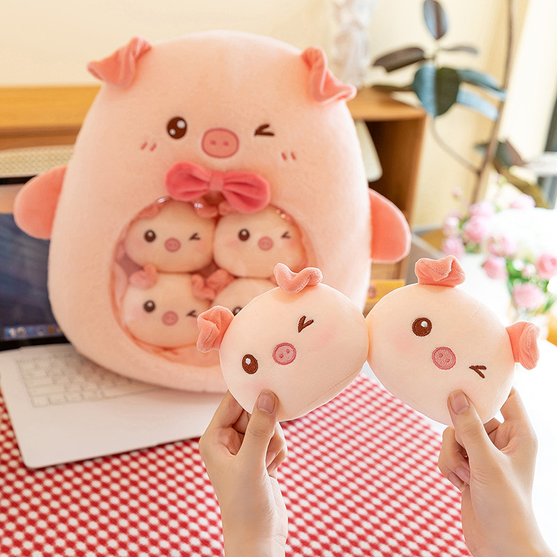 Almohada/cojín de peluche oficial y adorable de capibara, con snacks, muñeco suave, regalo para niñas o niños. image 4