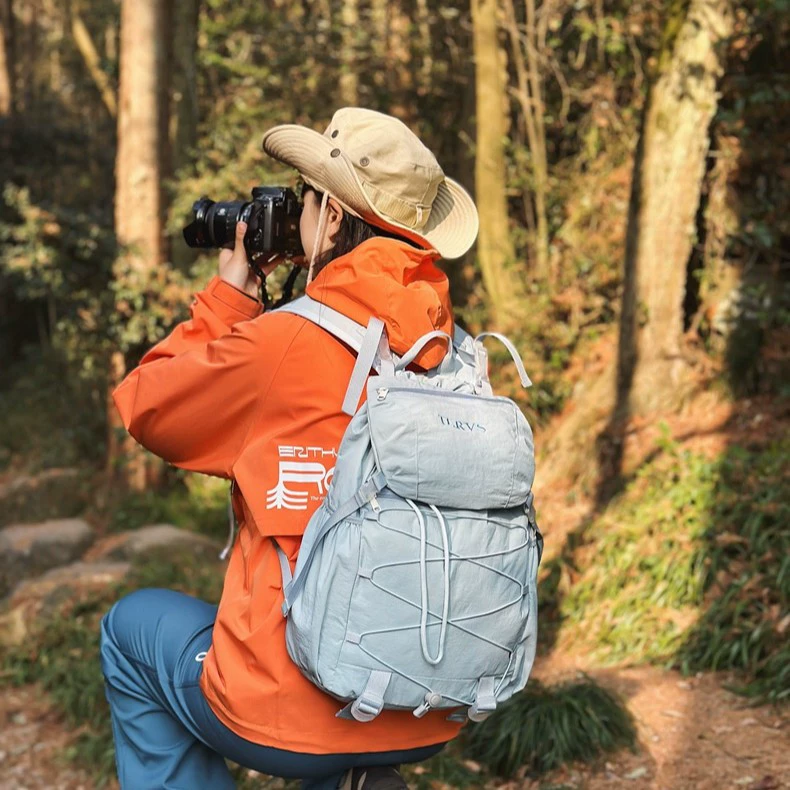 Capacious backpack, travel bag, shoulder bag, drawstring, for students