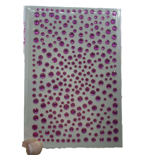 Diamond sticker starry eyes makeup face sticker children's diary colorful acrylic nail diamond sticker