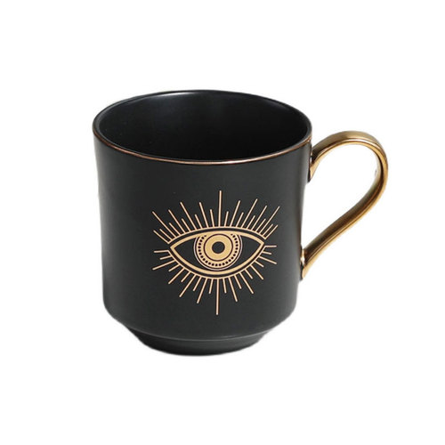 Turkish hand-painted coffee cup tea cup blue eye gift box devil eye mark ceramic cup