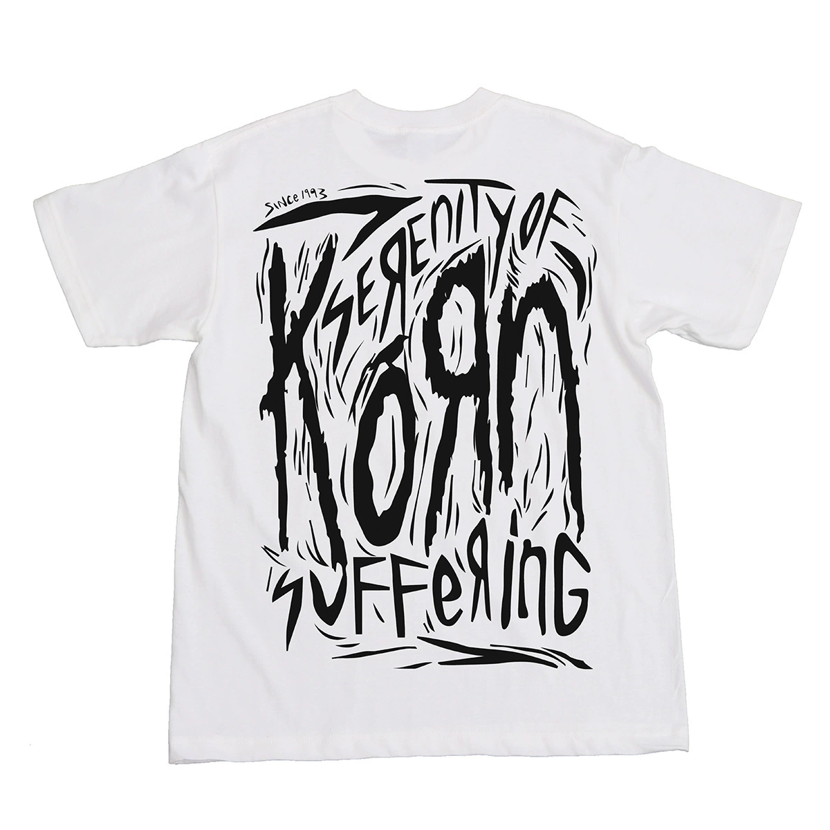 KORN rock band Metallica Queen nirvana Guns N' Roses ACDC black and white loose short-sleeved T-shirt