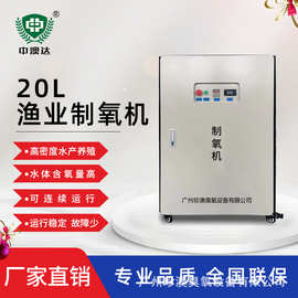 增压型制氧机水产养殖20L制氧机工厂高密度养殖纯氧设备10L纯氧机