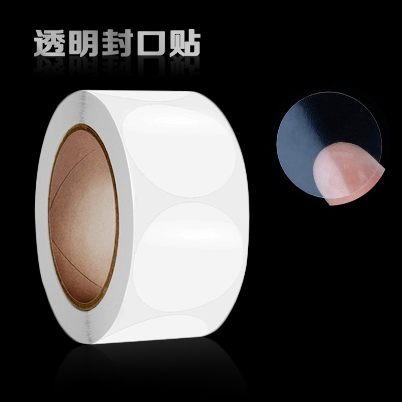 500 stickers/roll transparent adhesive sealing stickers round roll transparent 2.5cm gift packaging sealing label 500 stickers/roll transparent adhesive sealing stickers round roll transparent 2.5cm gift packaging sealing label