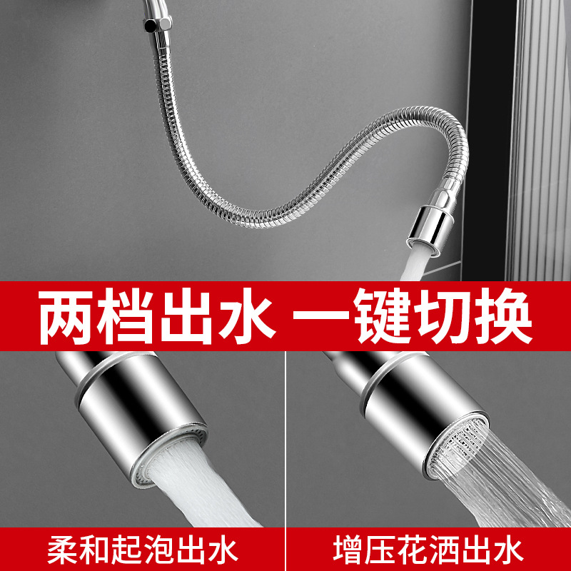 万能蛇口延長器 家庭用延長パイプ 汎用型フォームエアラー 蛇口飛沫防止装置