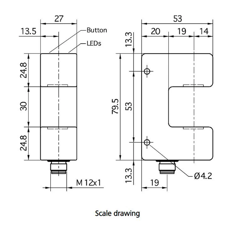 microsonic 威声 Bks-6/12/CIU ультразвуковой датчик Bks