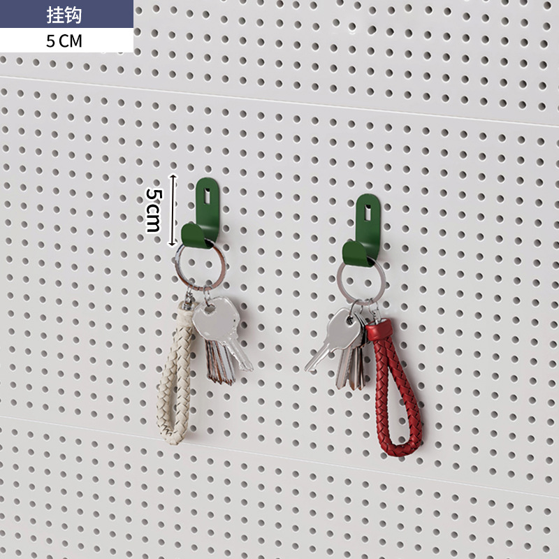 Sala de estar, tablero de agujero, estante de almacenamiento, almacenamiento de pared completa, puerta de entrada, tablero colgante, decoración de pared, tablero de perforación de metal