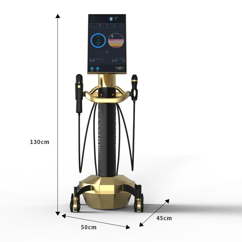 Ultrasonido de oro negro indolor antienvejecimiento PRO estiramiento facial médico estética ambulatorio instrumento de salón de belleza comercial