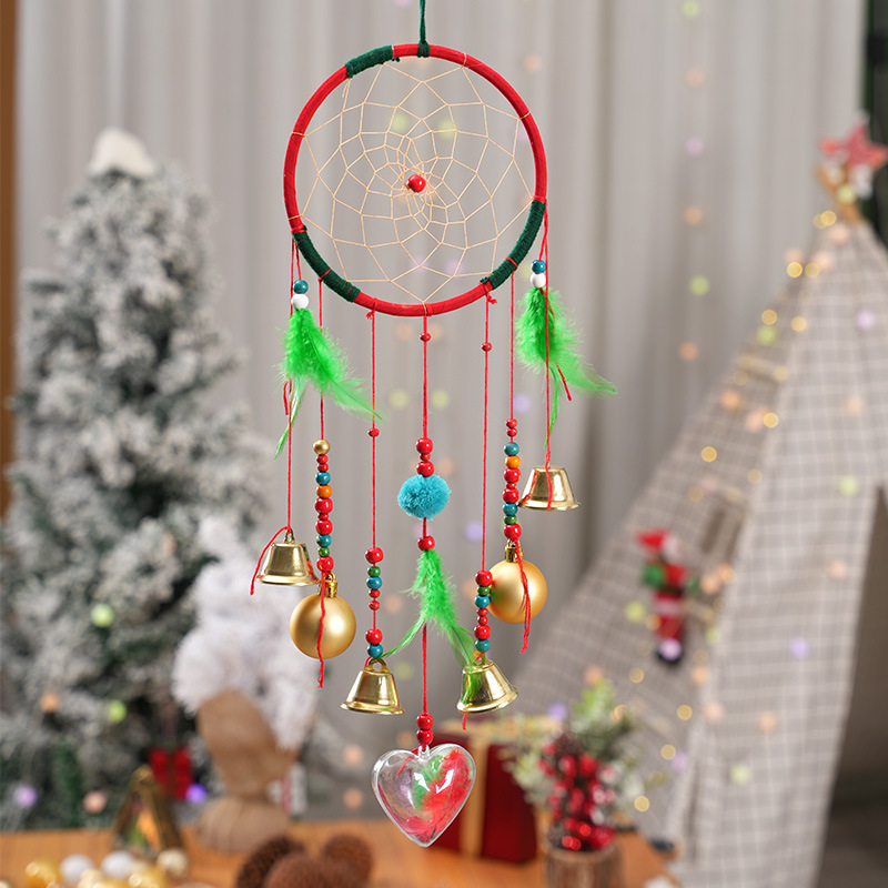 Attrape-rêves carillon à vent décoration de noël à suspendre_voghion.com