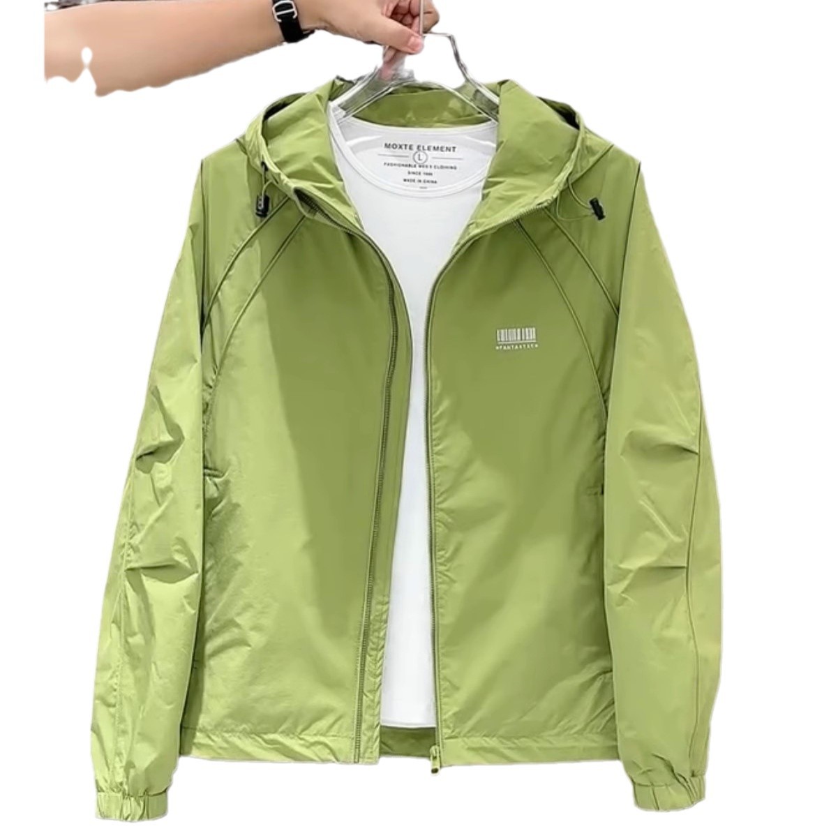 Primavera y otoño Net Chaqueta roja Chaqueta Pi Shuai Nuevo estilo Chaqueta casual con cuello alto Tops de otoño para hombres de todo fósforo Tops