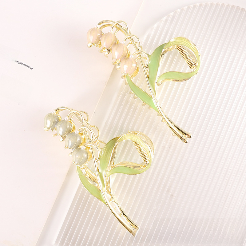 Suzuki Large Elegant Super Fairy Grab Clip Hair Clip Women's Cute Hair Accessories Summer High-end Shark Clip_voghion.com