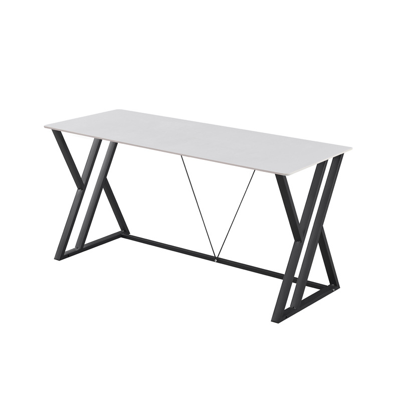 Mesa de comedor de tablero de roca minimalista moderna, mesa de comedor rectangular para el hogar, mesa para deportes electrónicos, mesa para juegos de computadora, mesa para computadora de escritorio para el hogar