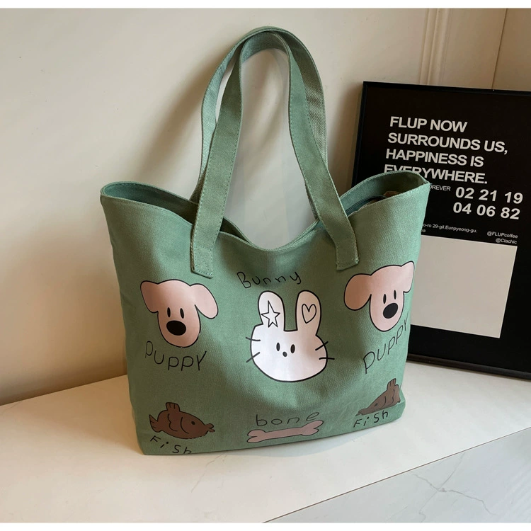 Универсальная модная вместительная сумка-шоппер через плечо в западном стиле