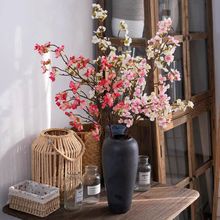 北欧美人指樱花仿真花婚庆假花摆件假花婚庆地排花婚房仿真花批发