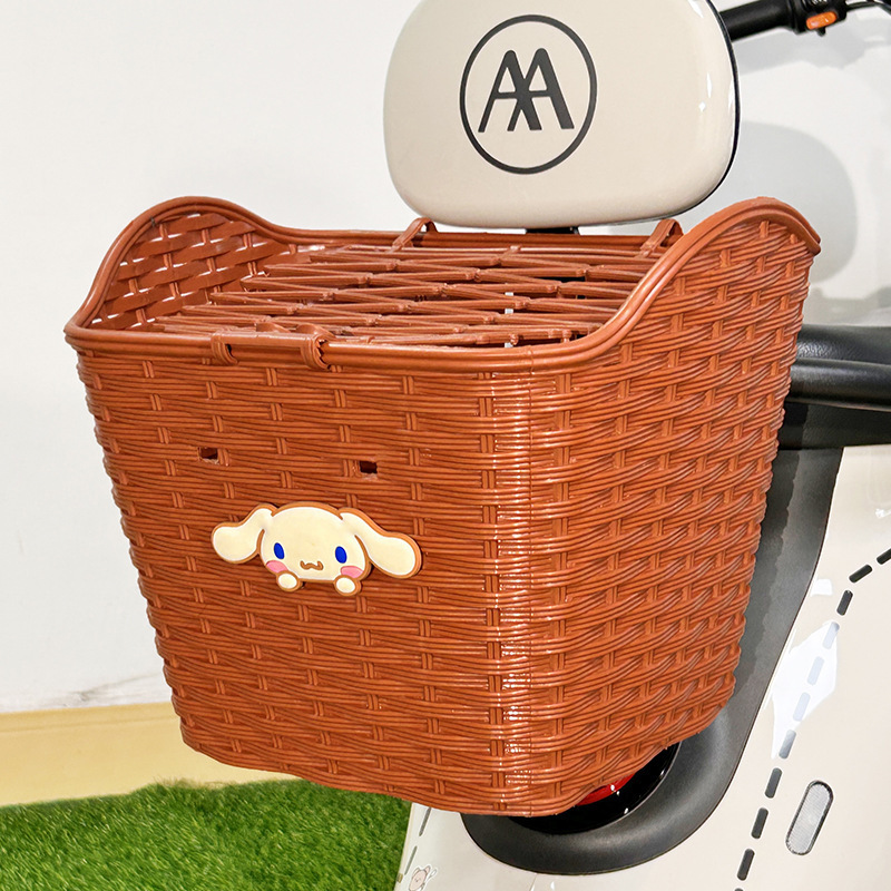 卸売電気自動車リア収納バスケットかわいい漫画オートバイバッテリーカーリアテール収納防水|undefined