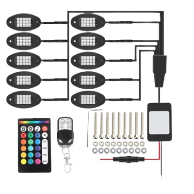 Cross-border explosions car RGB chassis — Other lights