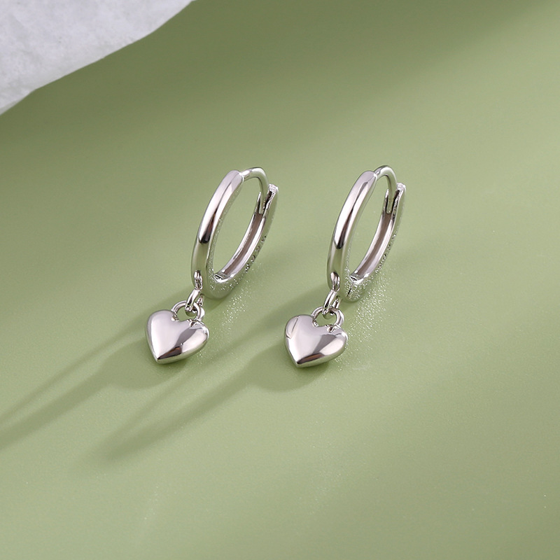 Heart-shaped Earrings For Women Elegant And Simple Design_voghion.com