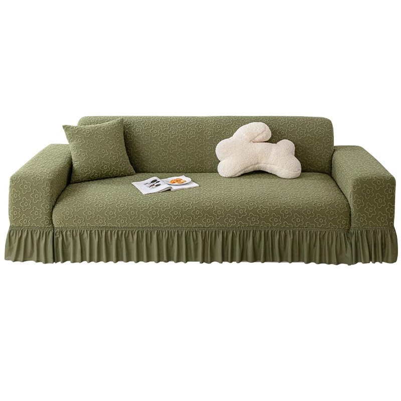 2024 nuevo sofá simple cubierta de falda para evitar que el gato atraque cuatro estaciones cubierta general cubierta de alta calidad toalla de cubierta a prueba de polvo