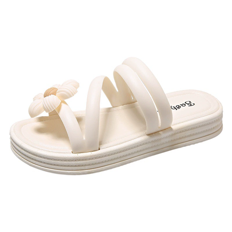 Римские сандалии женские новые летние дикие дамы плоская подошва противоскользящая французская внешняя одежда студенческая мода холодные тапочки оптом