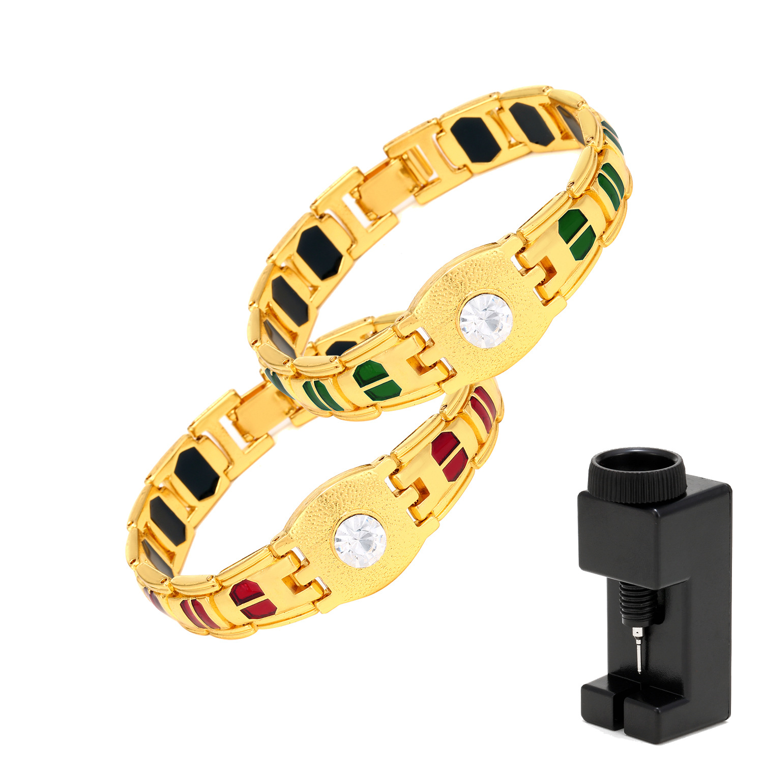 Yunjin deseo nuevo reloj tipo imán pulsera europea y americana moda hombres pareja pulsera transfronteriza exclusiva image 4