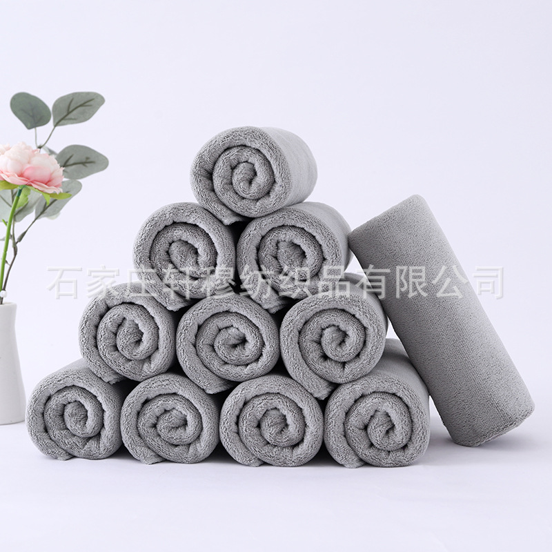 Light silver gray / 35*75(hairdressing towel) 300g/ ㎡