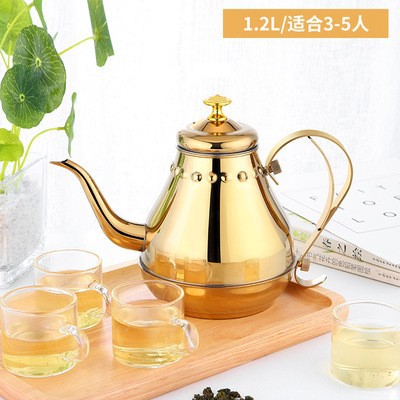 두꺼운 1.2L 비자성 금궁 냄비