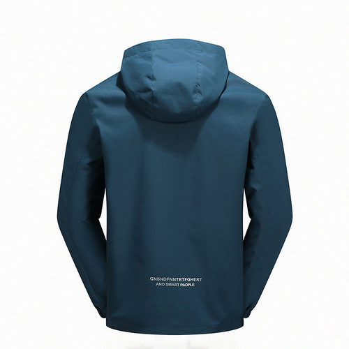  New Cross-border Outdoor Jacket Men's Casual Hooded Windproof Jacket Men's Spring Autumn and Winter Sports Thin Jacket