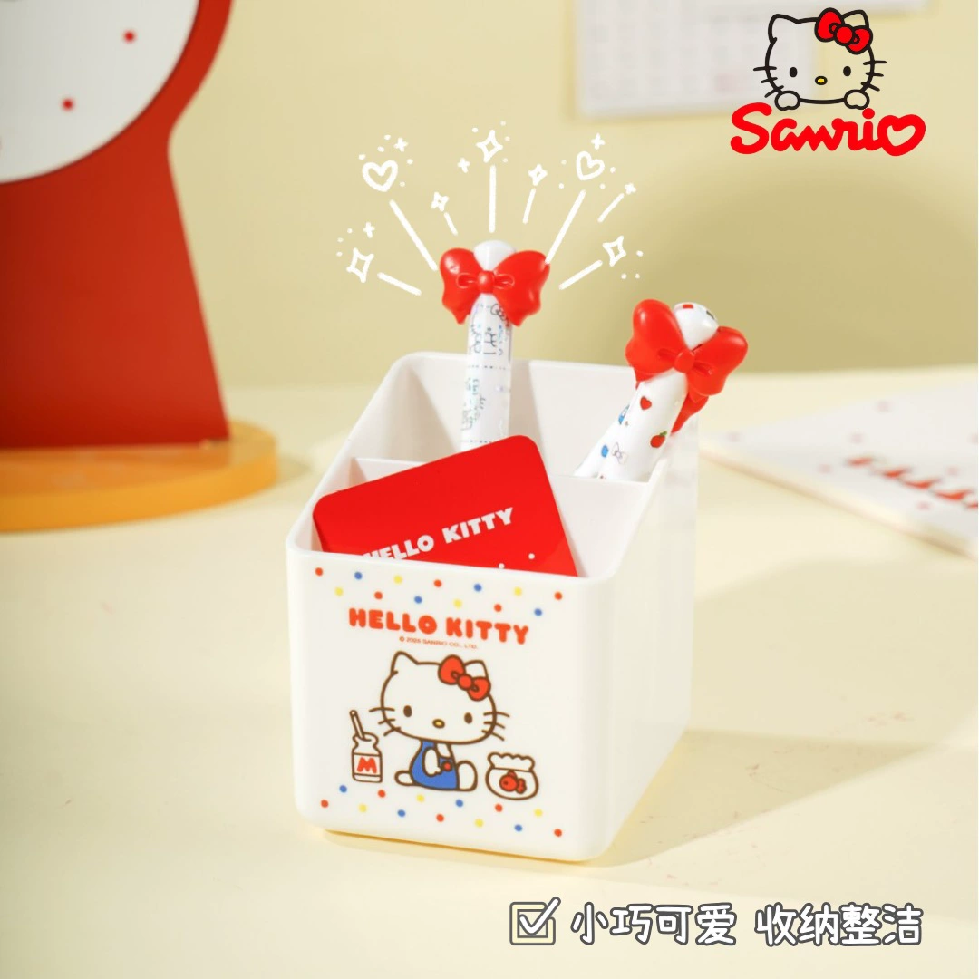 Санрио, Hello Kitty, милые ручки держатель, коробка для хранения для студентов, канцтовары