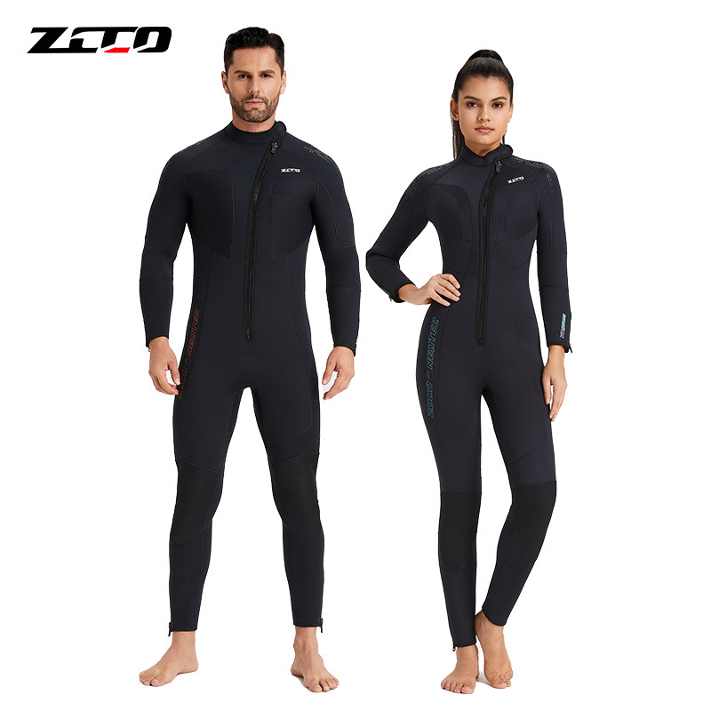 Diving suit men's one-piece 5mm warm surfing diving suit women's wear-resistant snorkeling suit a generation of wet suit diving suit