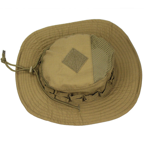 New Tactical Camouflage Bucket Hat for Military Outdoor Adventure, Round Edge Hat for Sun Protection and Fishing