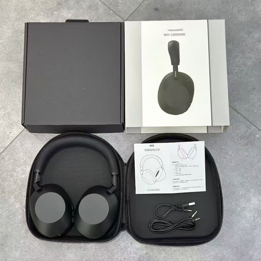 [en stock] transfronterizo nuevo WH - 1000XM6 ANC activa reducción de ruido auriculares Bluetooth inalámbricos auriculares