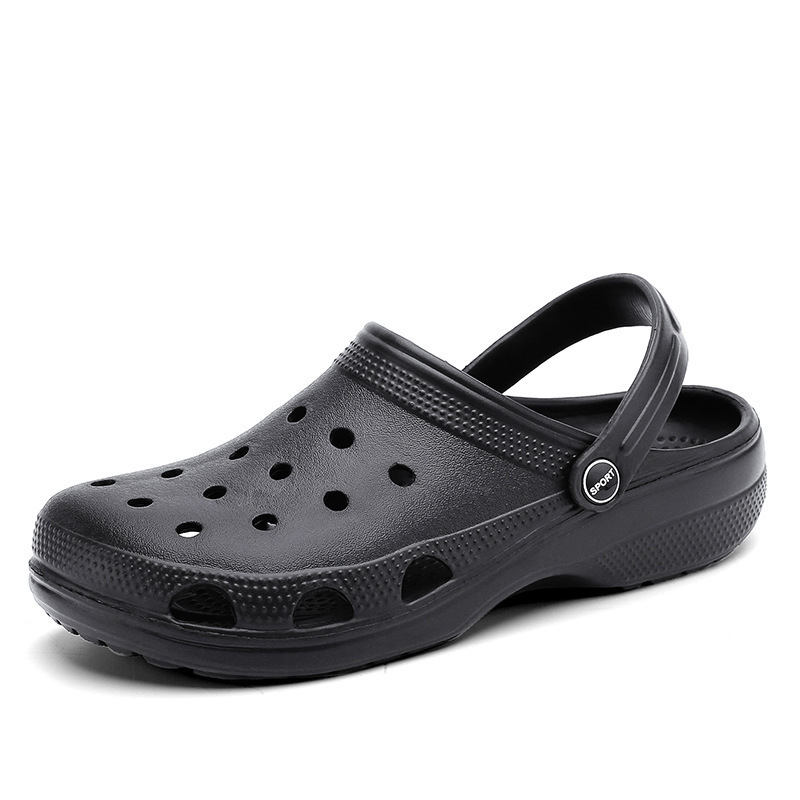 New Classic Large Size Slippers for Men, Summer Clogs, Outdoor Casual Women's Sandals, Breathable, Non-Slip and Wear-Resistant Shoes